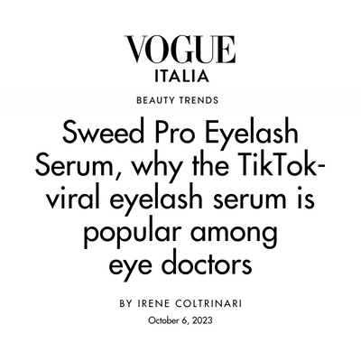 Vogue Italia: Varför Sweeds serum är populärt bland ögonläkare